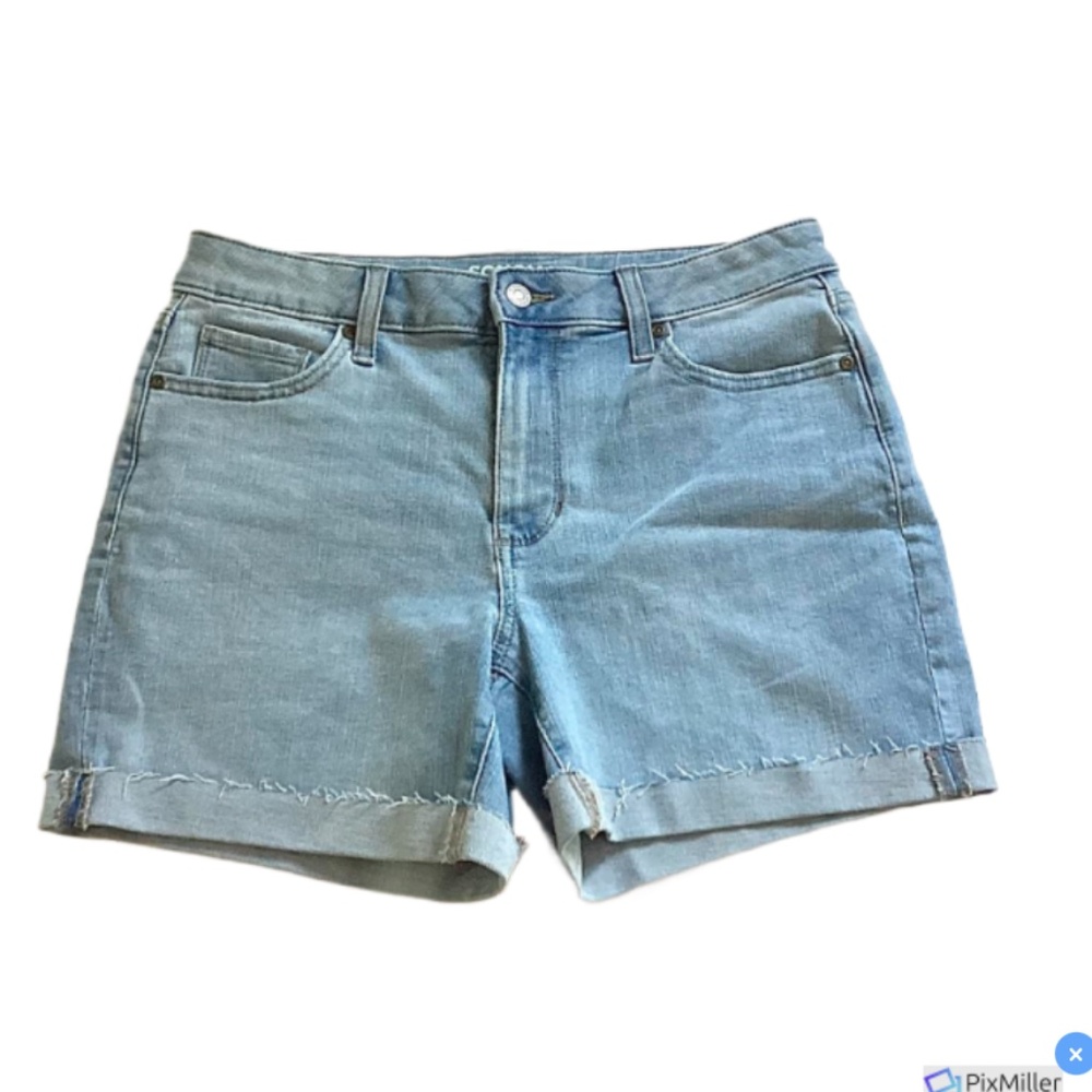 Sonoma Womens Blue Denim Shorts, 10